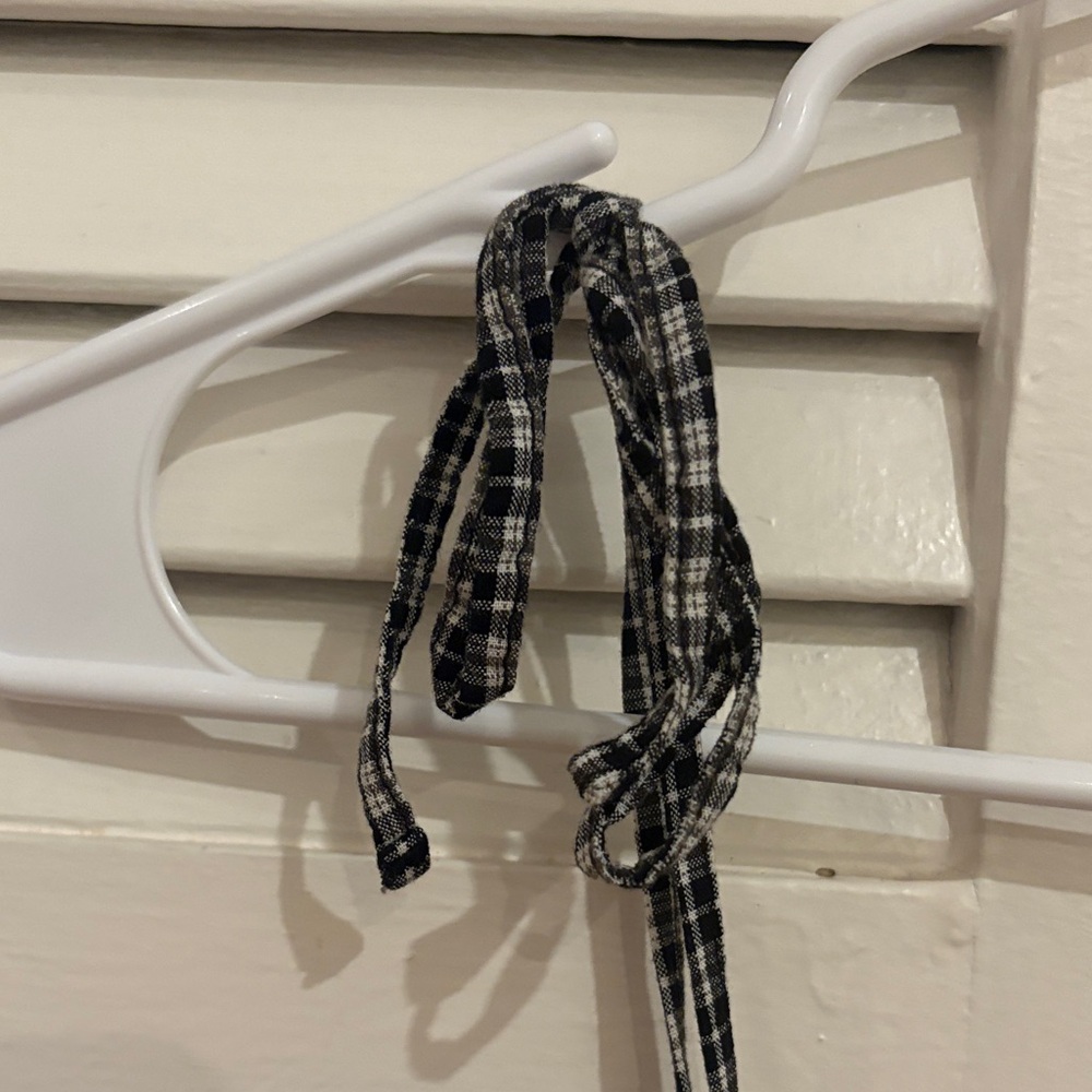 Black and White Plaid Dress Holister Dress - Picture 4 of 12